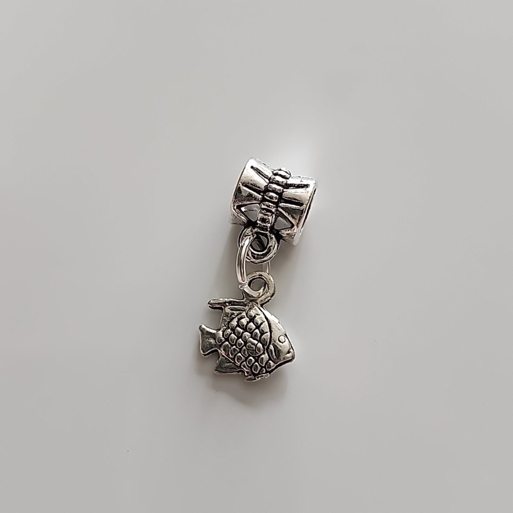 FISH  Charm for European Style Bracelets Tibeten alloys